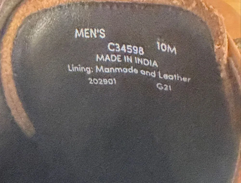 Cole Haan Men’s Size 10 Brown Leather Wingtip Oxford Dress Shoes Brogue Lace-Up